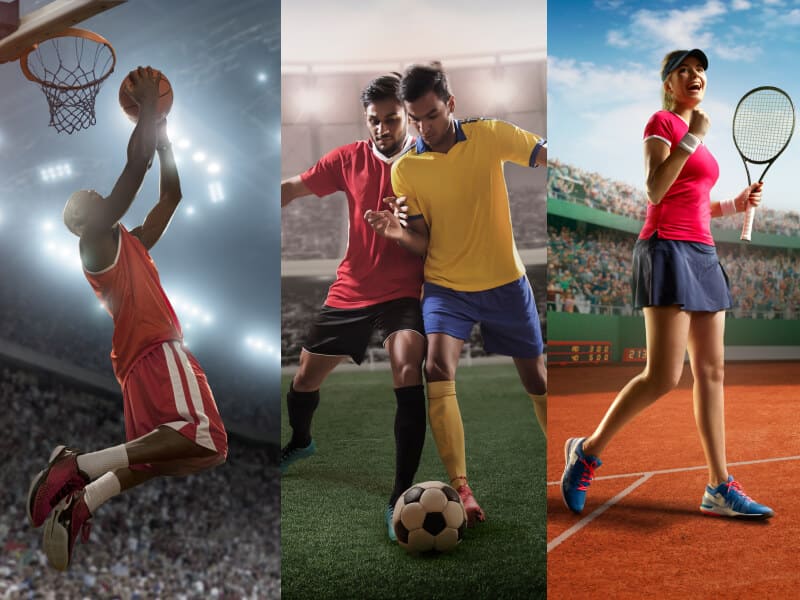 Sports betting action image representing live match moments on cv999 bet